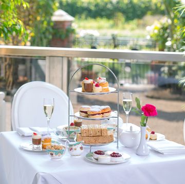 The Pavilion Restaurant and Tea Room situated opposite the sunken garden, afternoon tea on the terrace at kensington palace
